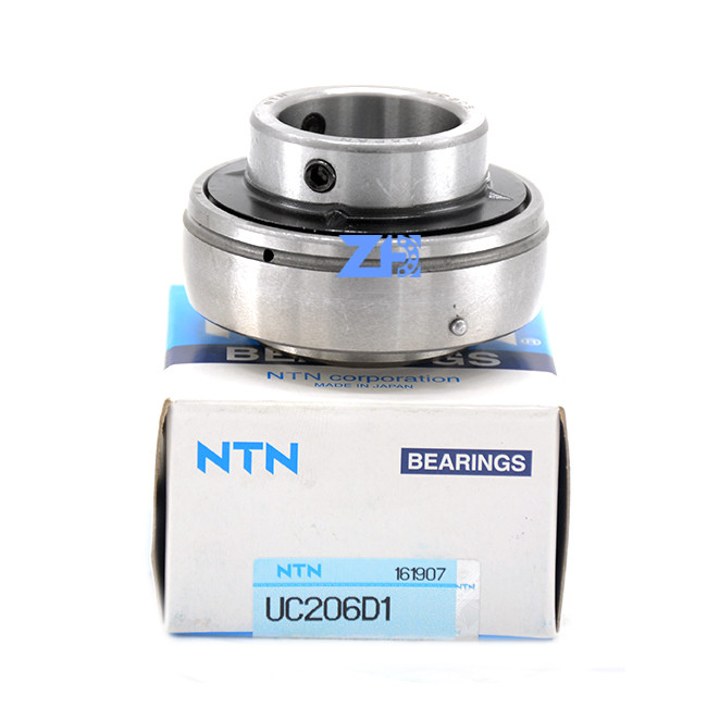Ổ bi cầu UC206, lỗ trụ, khóa vít định vị30mm x 62mm x 38.1mm Ma sát nhỏ, giới hạn tốc độ cao