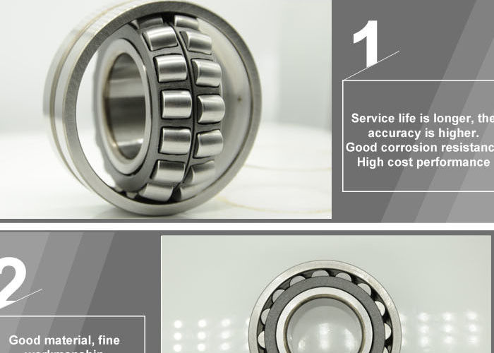 Vòng bi lăn đôi siêu hoàn thiện 22206CA / W33 / C3 Kích thước vòng bi lăn hình cầu 30 * 62 * 20mm