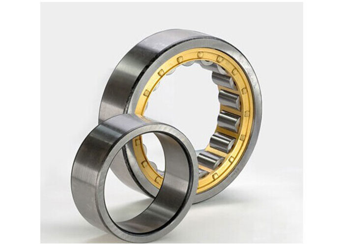 Máy cán tốc độ ổn định Vòng bi lăn hình trụ NU1018M Trong lồng đồng thau Mức độ rung trên V4 / V3 90 * 140 * 24MM