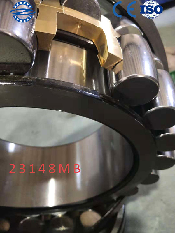 Vòng bi lăn hình cầu bằng đồng thau 23148 ​​W33 / MB Loại lỗ song song 240 * 400 * 128MM