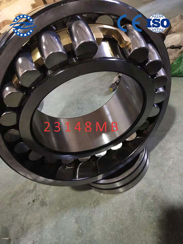 Vòng bi lăn hình cầu bằng đồng thau 23148 ​​W33 / MB Loại lỗ song song 240 * 400 * 128MM