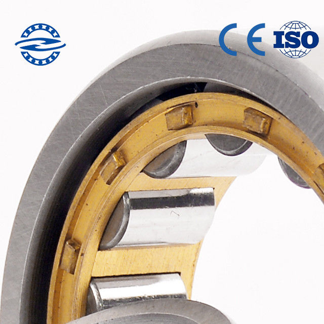 GCR 15 Chrome Steel Brass Lồng đơn Con lăn hình trụ NU / NJ 224