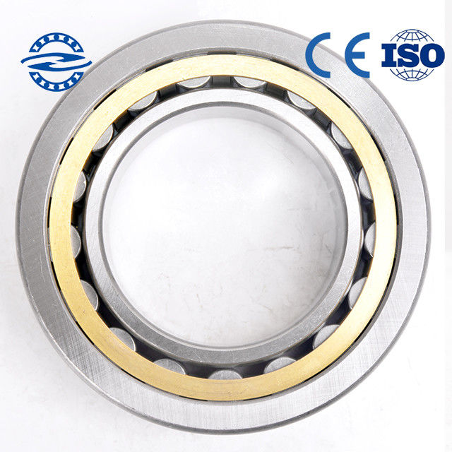 Vòng bi lăn hình trụ hai hàng NU / NJ 205 Loại phớt mở Đường kính ngoài 52mm