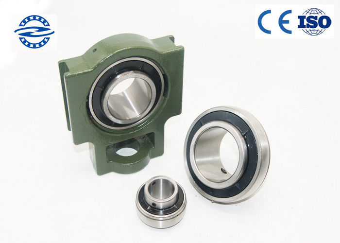 Gối bi xanh UC203 có mặt bích bằng thép không gỉ cho tuổi thọ cao