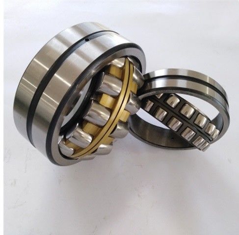 HRC58-62 Vòng bi lăn hình cầu độ cứng 22211 Đồng thau, Kích thước lồng thép 55 * 100 * 25