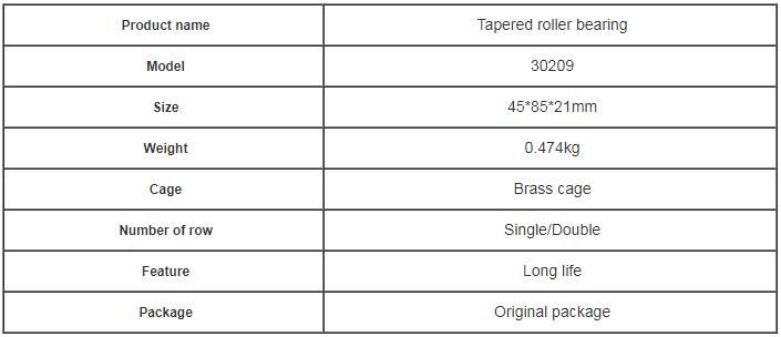 Vòng bi côn bền bỉ Kích thước 45mm * 85 Mm * 21 Mm / Vòng bi lực đẩy tốc độ cao