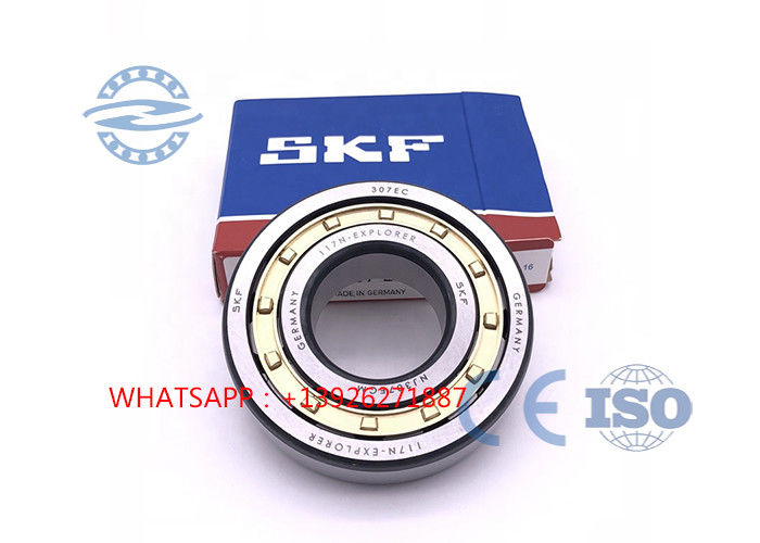 Vòng bi lăn hình trụ NJ203 Lồng đồng thau và lồng thép cho dụng cụ điện 17 * 40 * 12mm