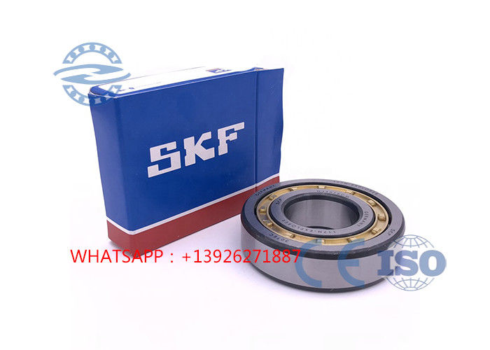 Vòng bi lăn hình trụ NJ203 Lồng đồng thau và lồng thép cho dụng cụ điện 17 * 40 * 12mm