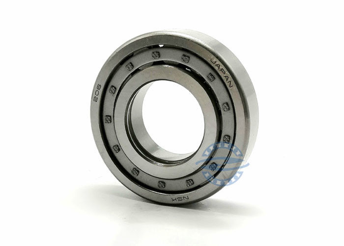 Vòng bi lăn hình trụ P6 NU NJ 206 GCR15 Với Lồng đôi hàng đồng kích thước 30 * 62 * 16mm