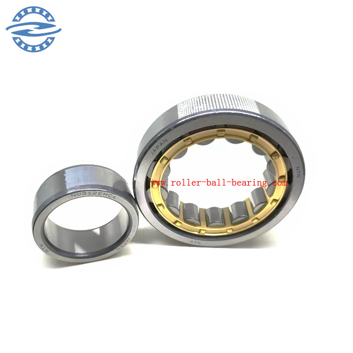 Vòng bi lăn hình trụ Nu312em Kích thước 60 * 130 * 31mm cho động cơ kéo