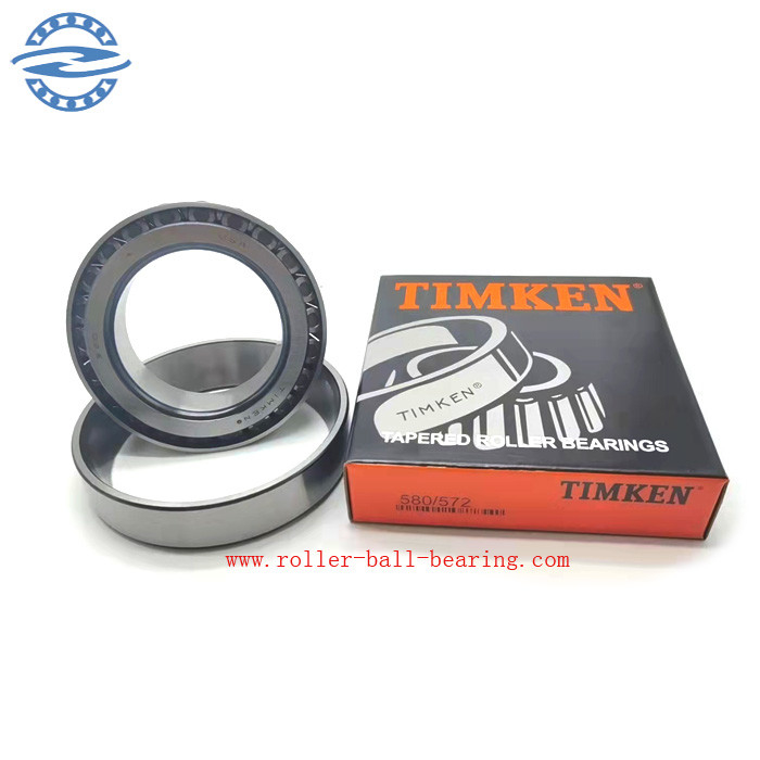 Lồng đúc 580/572 Vòng bi lăn hình côn 580R / 572 Kích thước 82,55 * 139,99 * 28,575mm